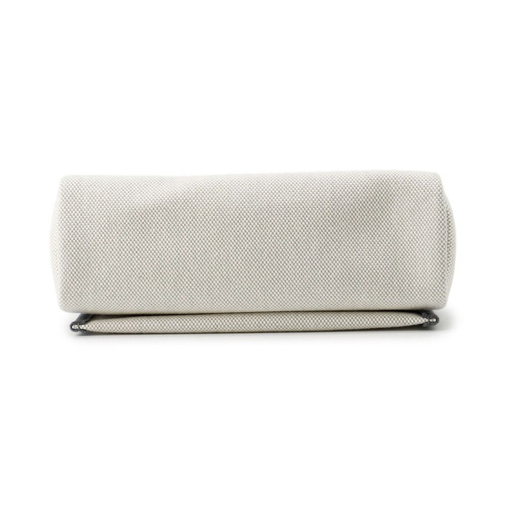 Hermes Shoulder Bag Herbag Zip Mini Ardoise Ecru Silver Toile — view 3