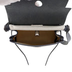 Hermes Shoulder Bag Herbag Zip Mini Ardoise Ecru Silver Toile — view 5