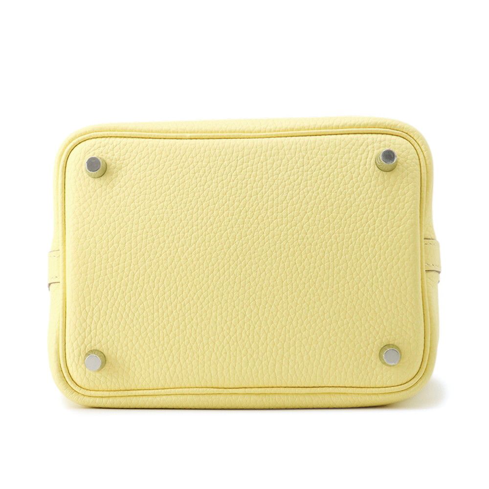 Hermes Handbag Picotin Lock PM Eclat Limoncello Orange Minien Silver Minian — view 3