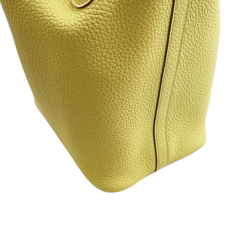 Hermes Handbag Picotin Lock PM Eclat Limoncello Orange Minien Silver Minian — view 7