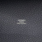 Hermes Handbag Picotin Lock PM Ardoise Silver Taurillon Clemence — view 7