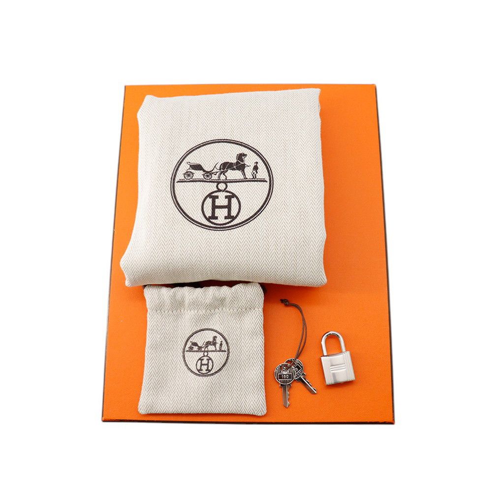 Hermes Handbag Picotin Lock PM Ardoise Silver Taurillon Clemence — view 8