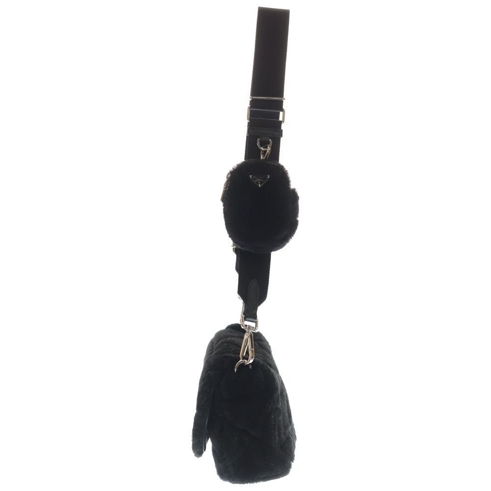 Prada Quilted Sheepfa Shoulder Bag Card — view 3