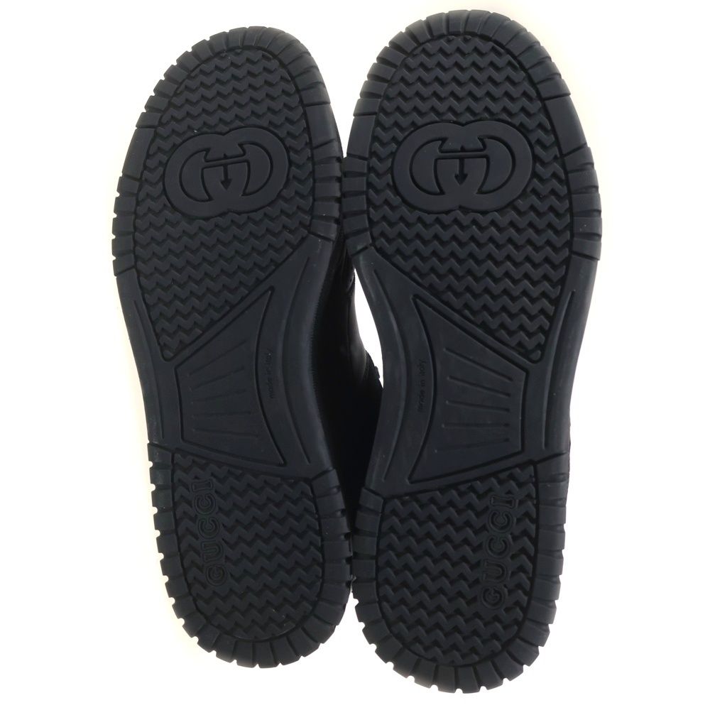 Gucci Jones Leather Sneakers Black — view 5