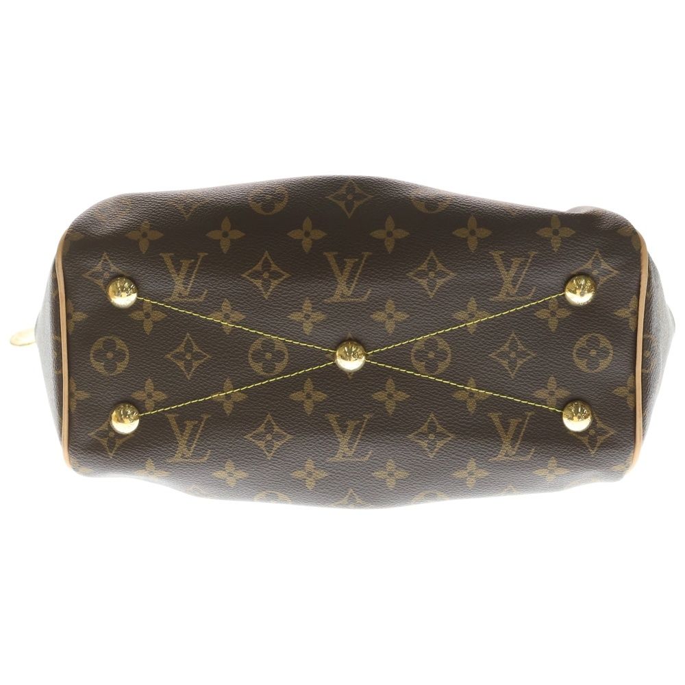 Louis Vuitton Monogram Divoli PM Handbag Brown Leather — view 5