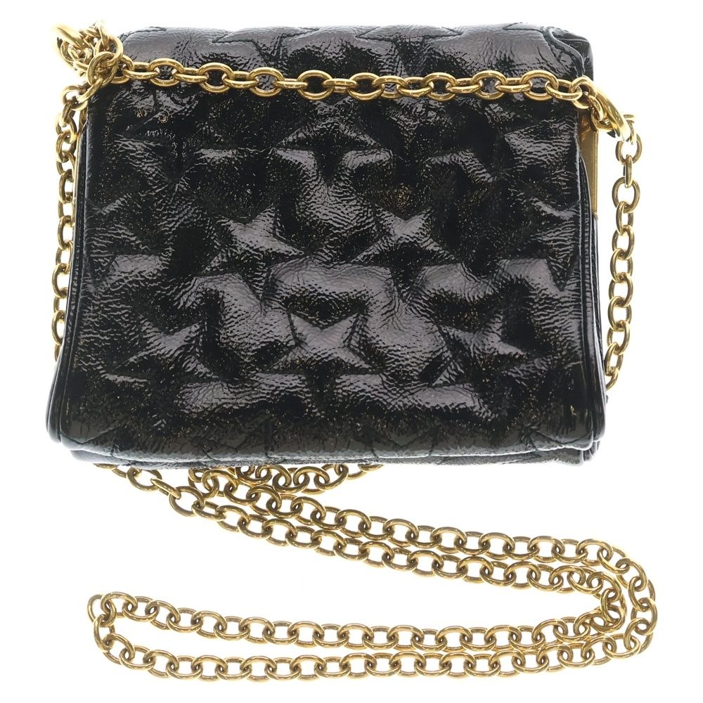 Saint Laurent Yves Star Motif Chain Shoulder Bag Black — view 2