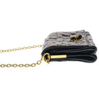 Saint Laurent Yves Star Motif Chain Shoulder Bag Black — view 3