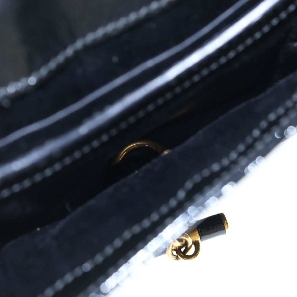 Saint Laurent Yves Star Motif Chain Shoulder Bag Black — view 4
