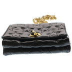 Saint Laurent Yves Star Motif Chain Shoulder Bag Black — view 5