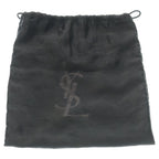 Saint Laurent Yves Star Motif Chain Shoulder Bag Black — view 6
