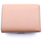 Loewe Trifold Anagram Leather Compact Wallet Brown — view 2