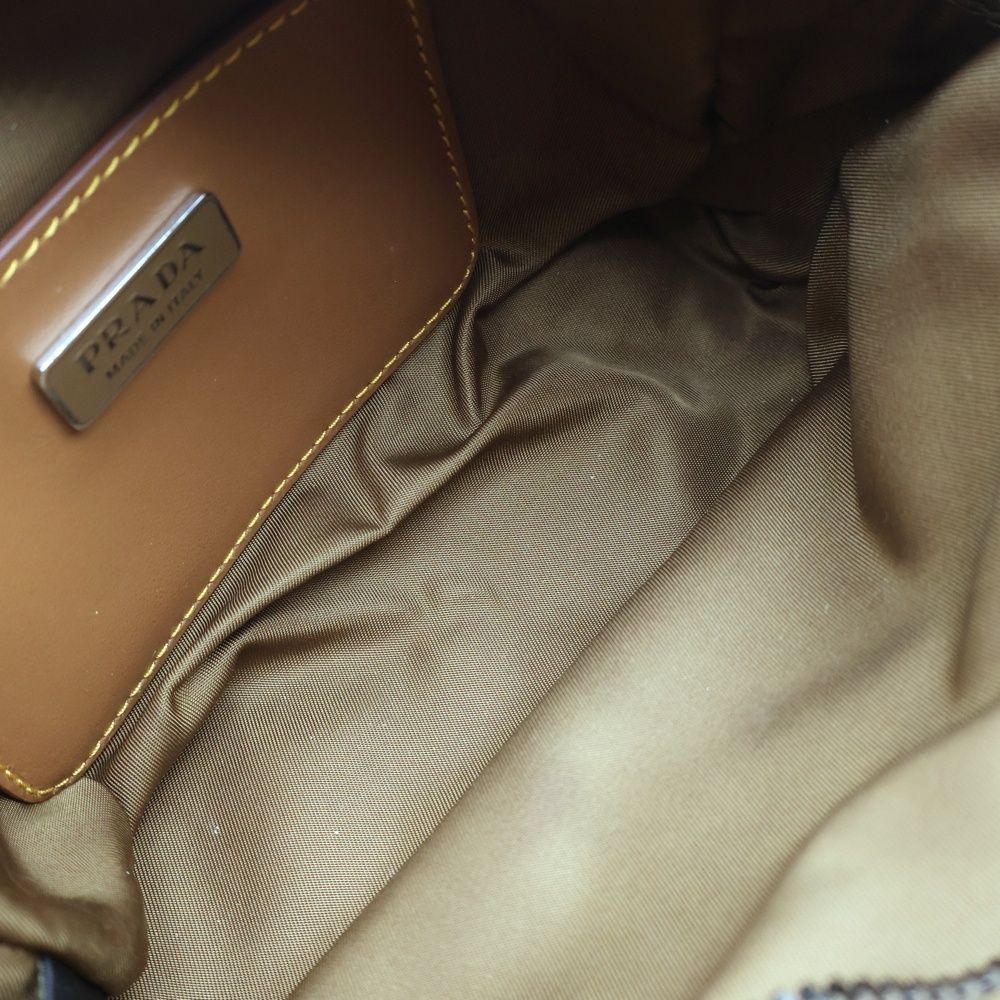 Prada Re-Nylon Shoulder Bag Beige — view 4