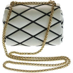Louis Vuitton Maltage Twist Lock Leather White Black Shoulder Bag — view 2
