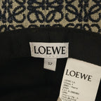 Loewe All Over Pattern Anagram Logo Herringbone Leather Bucket Hat — view 7