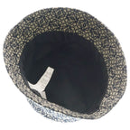 Loewe All Over Pattern Anagram Logo Herringbone Leather Bucket Hat — view 5