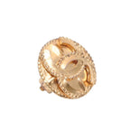 Chanel Vintage CC Logo Earrings 97 Metal Gold — view 2