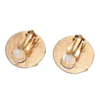 Chanel Vintage CC Logo Earrings 97 Metal Gold — view 3