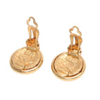 Chanel Vintage CC Logo Earrings 93 Metal Gold — view 5
