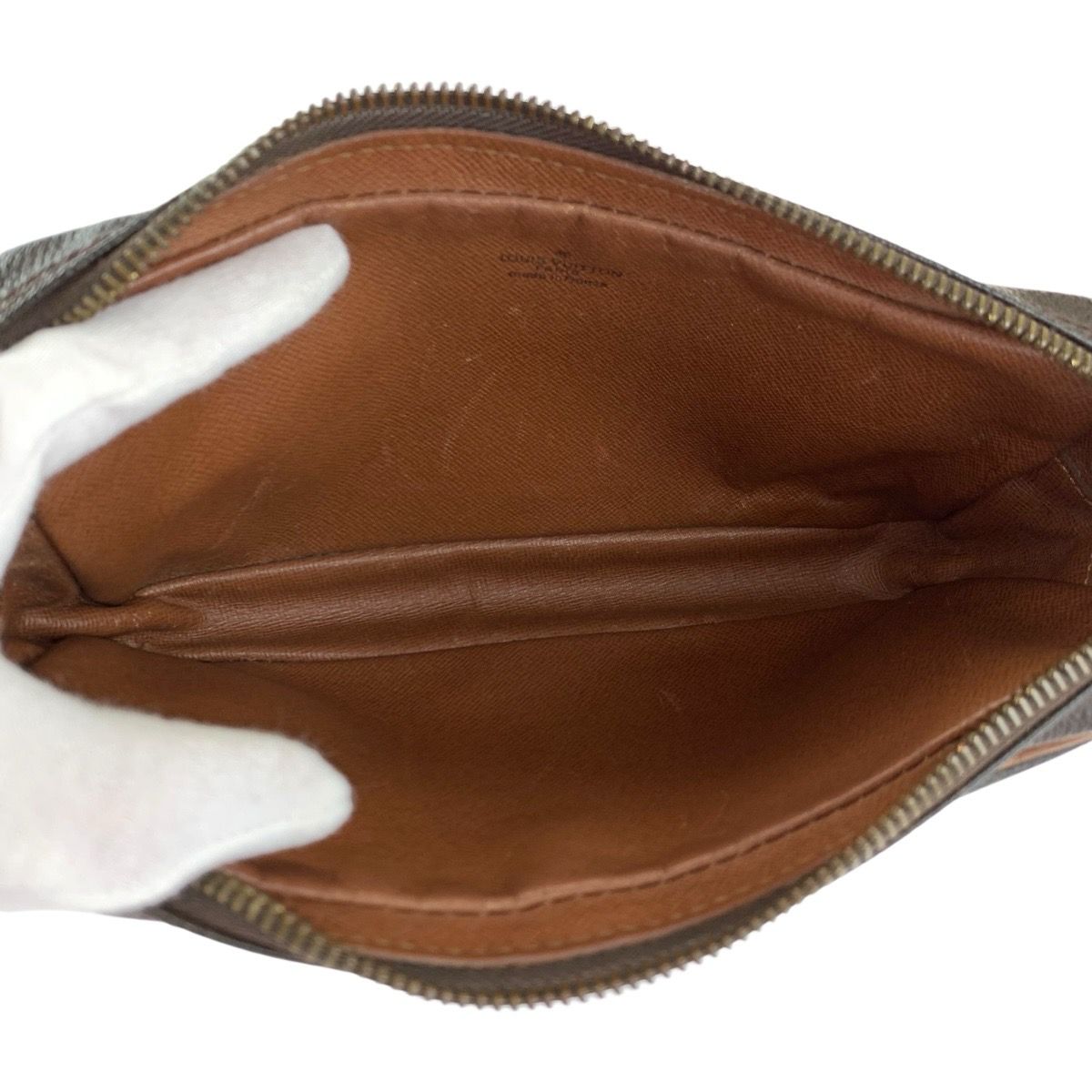 Louis Vuitton Monogram Marly Dragonne PM Brown Clutch — view 7