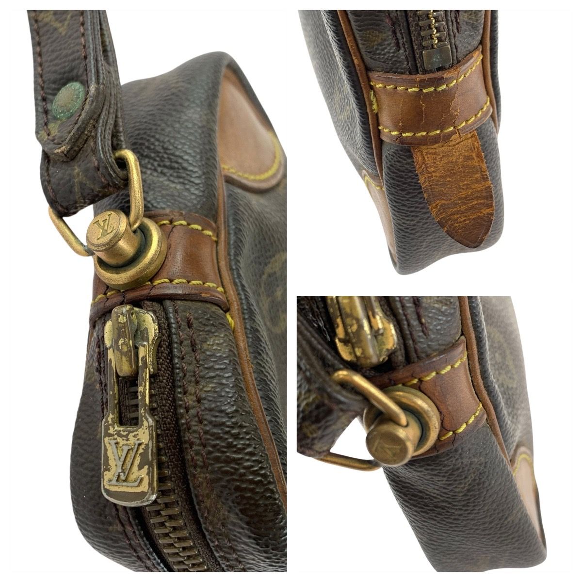 Louis Vuitton Monogram Marly Dragonne PM Brown Clutch — view 5