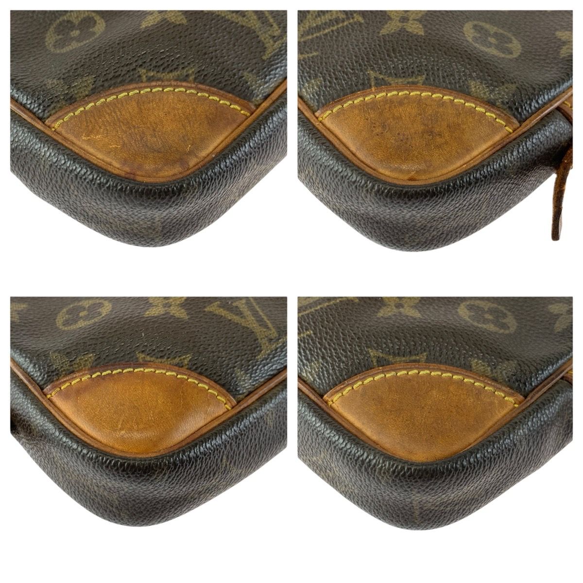 Louis Vuitton Monogram Marly Dragonne PM Brown Clutch — view 4