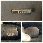 Gucci Black Nylon Leather 019 06 Tote — view 3
