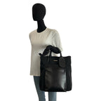 Gucci Black Nylon Leather 019 06 Tote — view 6
