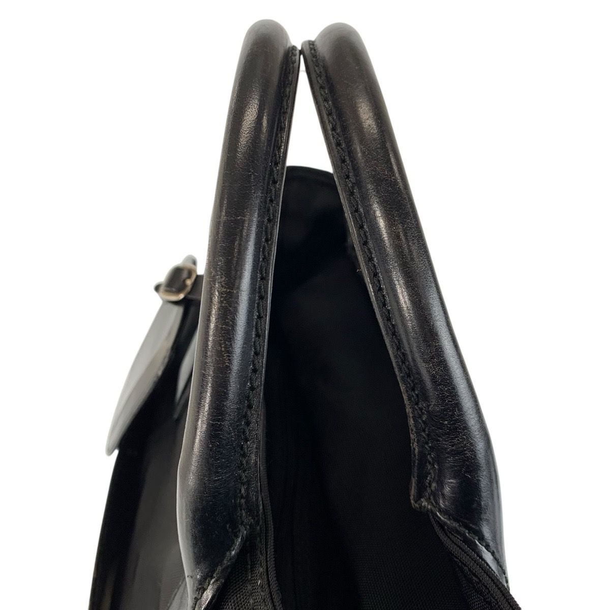 Gucci Black Nylon Leather 019 06 Tote — view 8