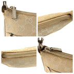 Gucci Bamboo Beige Silver GG Canvas Leather 001 Handbag — view 6