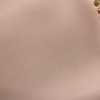 Fendi Peekaboo Regular Leather Studs 2-Way Shoulder Bag Pink Beige — view 8