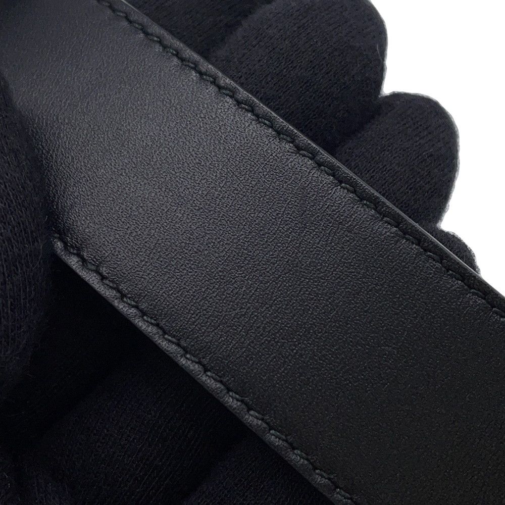 Gucci Belt Double Leather 70 Black — view 6