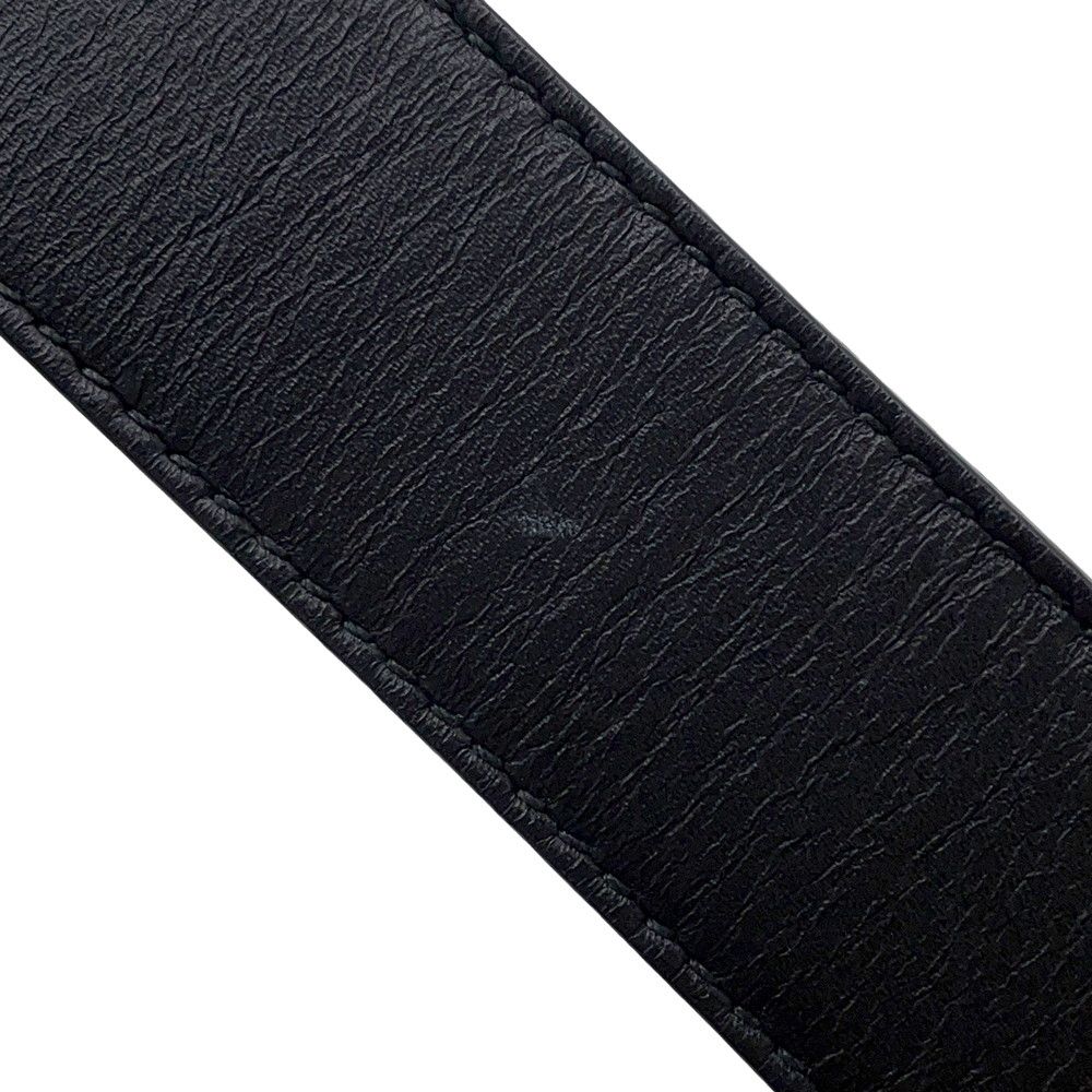 Gucci Belt Double Leather 70 Black — view 7