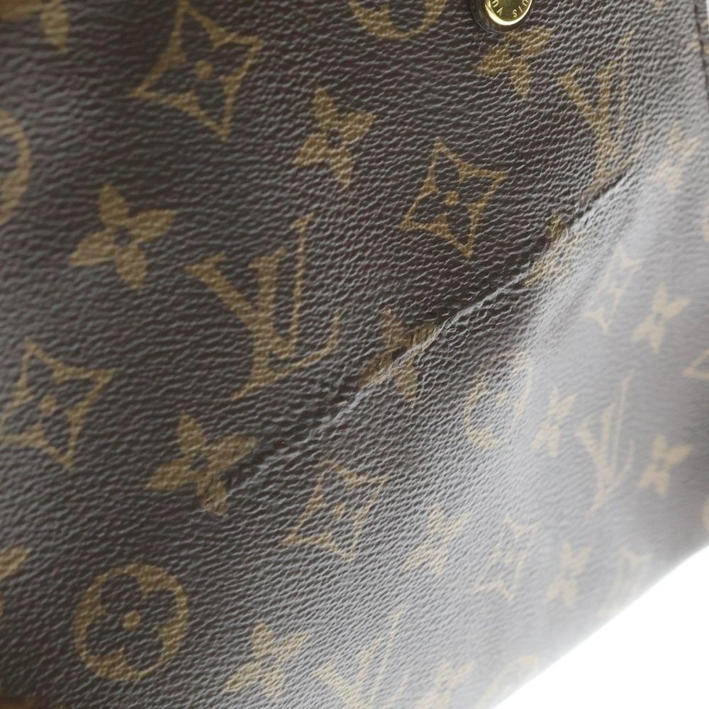 Louis Vuitton Monogram Montaigne BB 2-Way Shoulder Bag Brown Leather — view 5