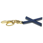 Gucci Alphabet Bag Charm Leather Key Ring Beige — view 4