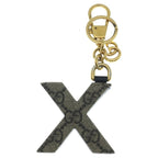 Gucci Alphabet Bag Charm Leather Key Ring Beige — view 2