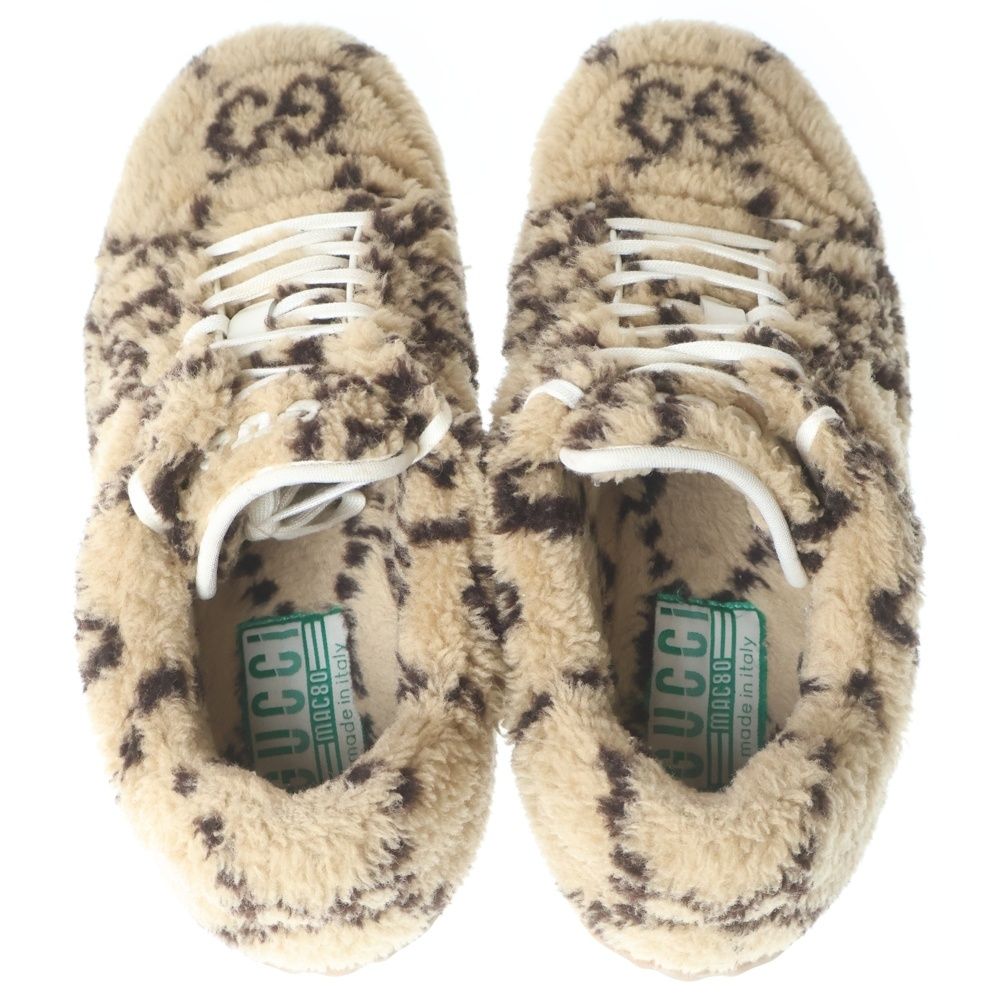 Gucci Mac 80 Sneaker GG Embroidery Low Cut Sneakers Beige — view 4