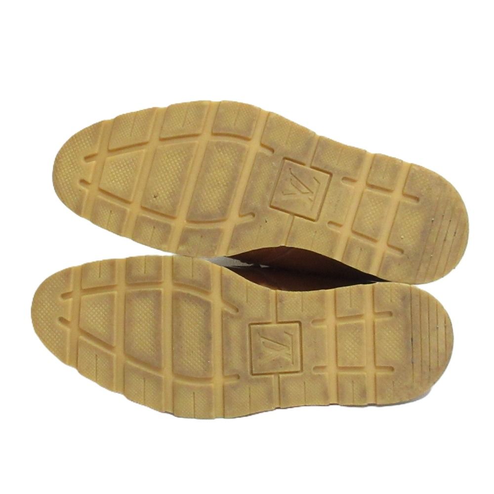 Louis Vuitton Leather Chukka Boots 10 Brown — view 7