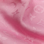 Louis Vuitton Monogram Silk Wool Shawl Pink — view 7