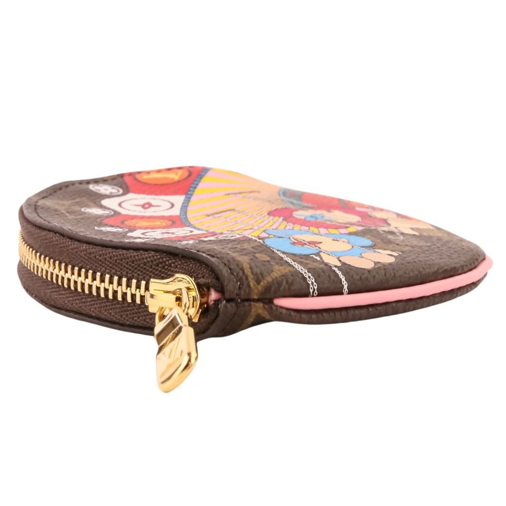 Louis Vuitton Monogram Porte Monnaie Long Vivienne Coin Case Brown — view 5