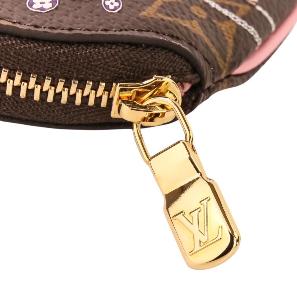 Louis Vuitton Monogram Porte Monnaie Long Vivienne Coin Case Brown — view 7