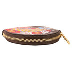Louis Vuitton Monogram Porte Monnaie Long Vivienne Coin Case Brown — view 3