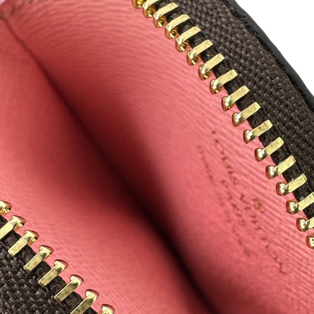 Louis Vuitton Monogram Porte Monnaie Long Vivienne Coin Case Brown — view 8
