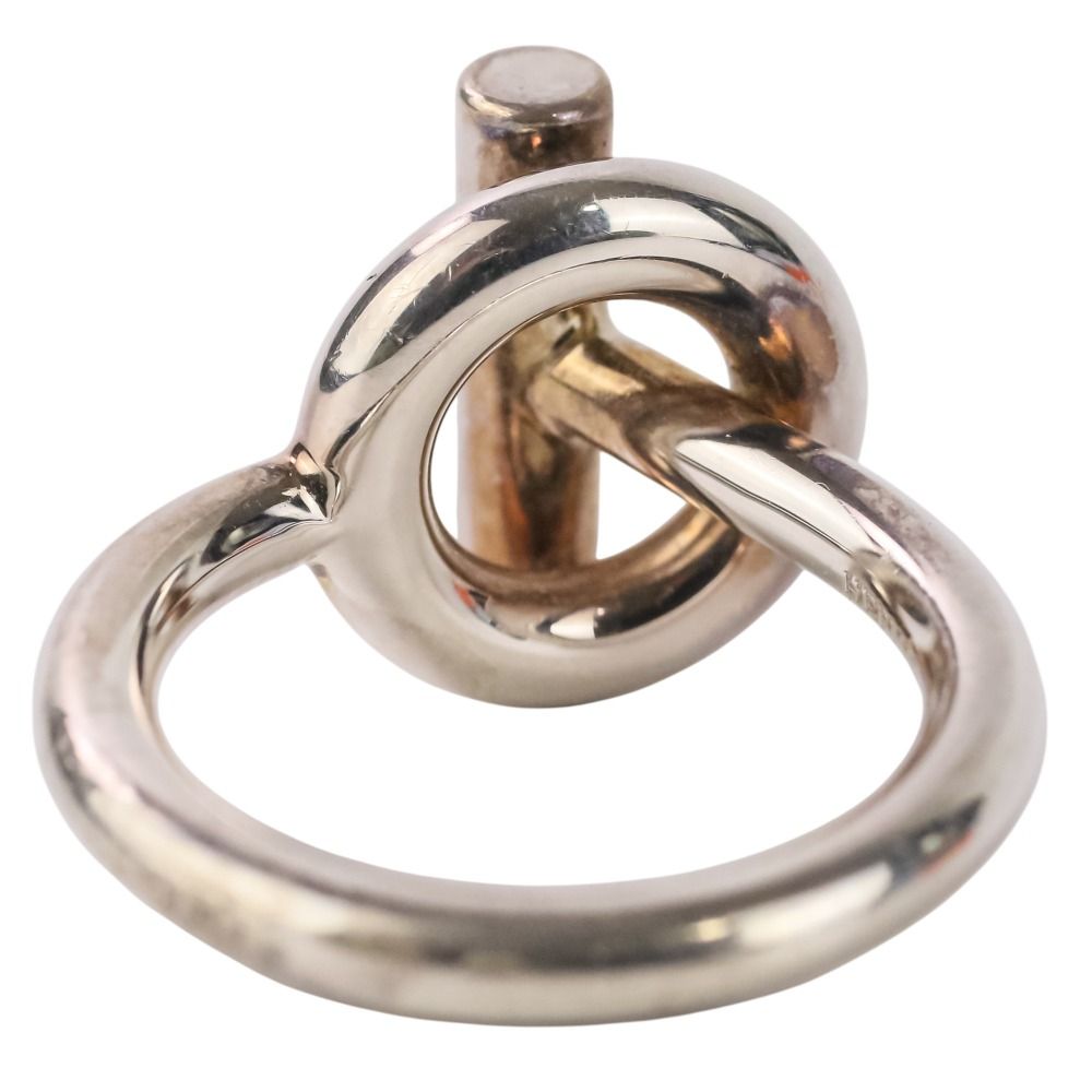 Hermes Echappee MM Ring 56 Silver — view 6