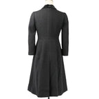 Chanel Tweed Coat with Scarf 36 Black — view 5