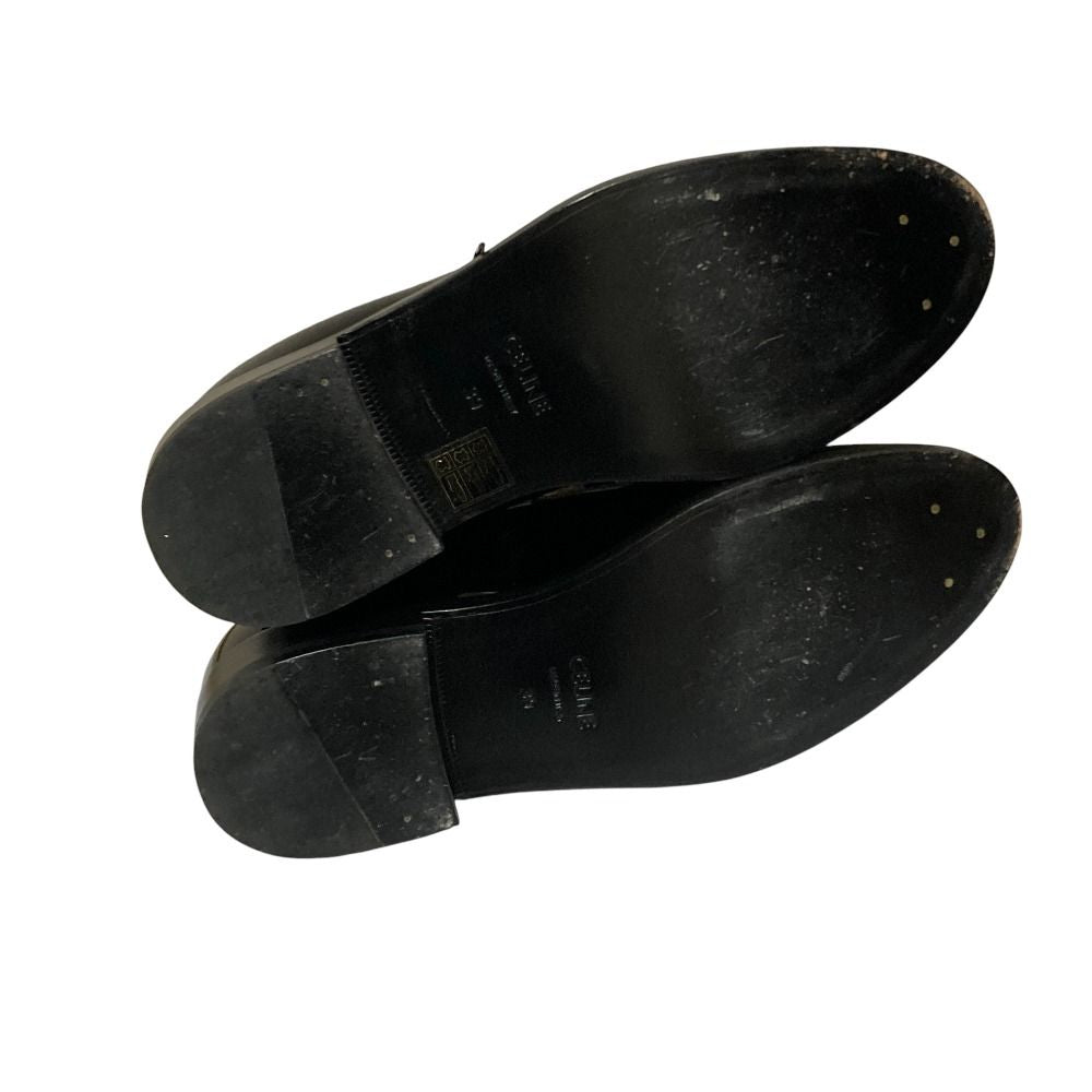 Celine Patent Leather Enamel Lace Up Shoes 39 — view 6