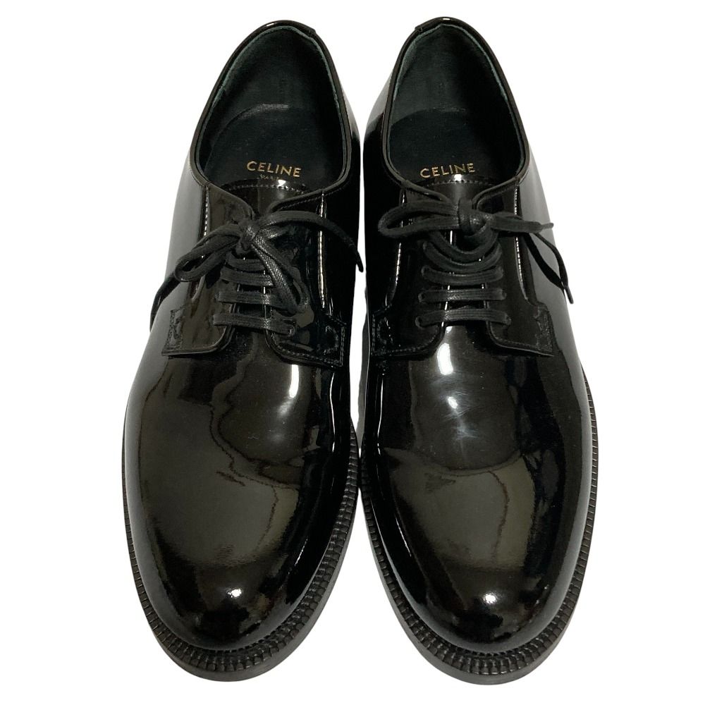 Celine Patent Leather Enamel Lace Up Shoes 39 — view 2