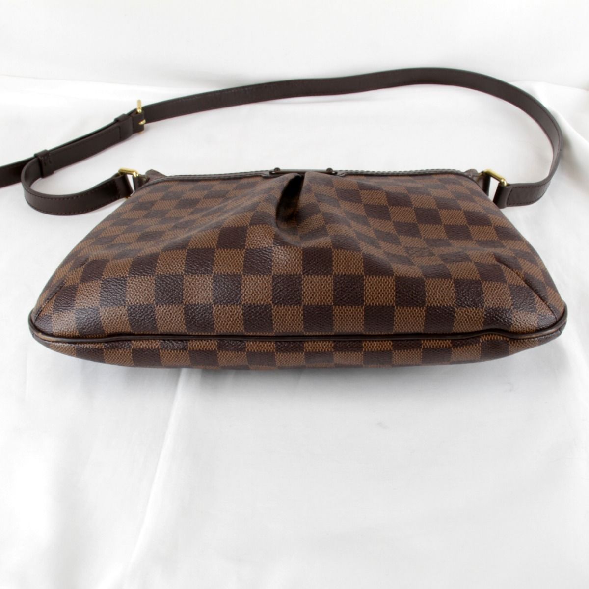 Louis Vuitton Blue Msbury PM Shoulder Bag Damier Canvas Brown — view 5