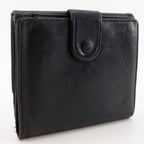 Chanel CC Logo Lambskin Black Bifold Wallet — view 3