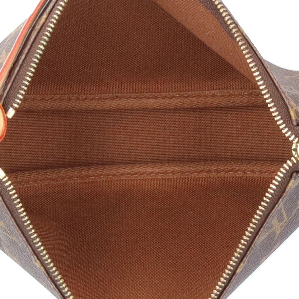 Louis Vuitton Pochette Monogram Handbag Canvas Brown — view 6