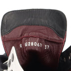 Chanel Quilted CC Logo Bicolor Sneakers Leather Black White — view 9